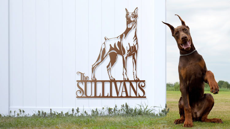 shop personalized metal dog signs
