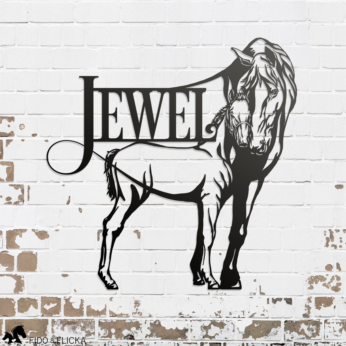 horse name sign