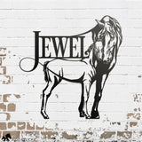 horse name sign