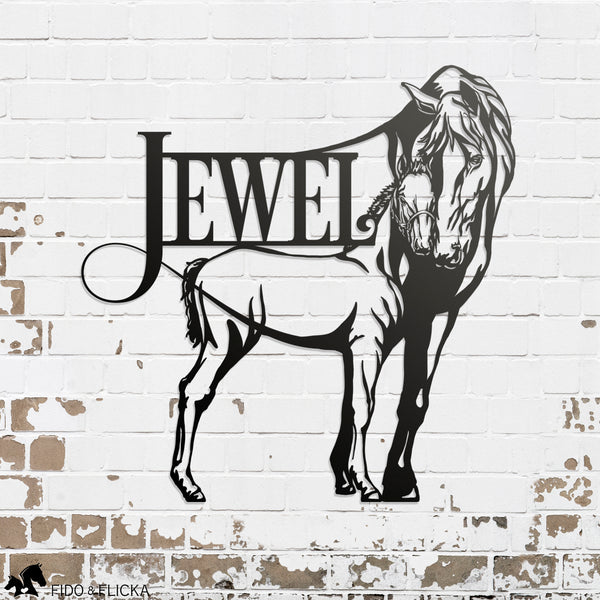 horse name sign