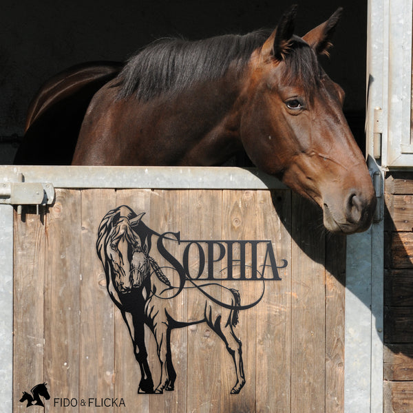 horse name signs for stables