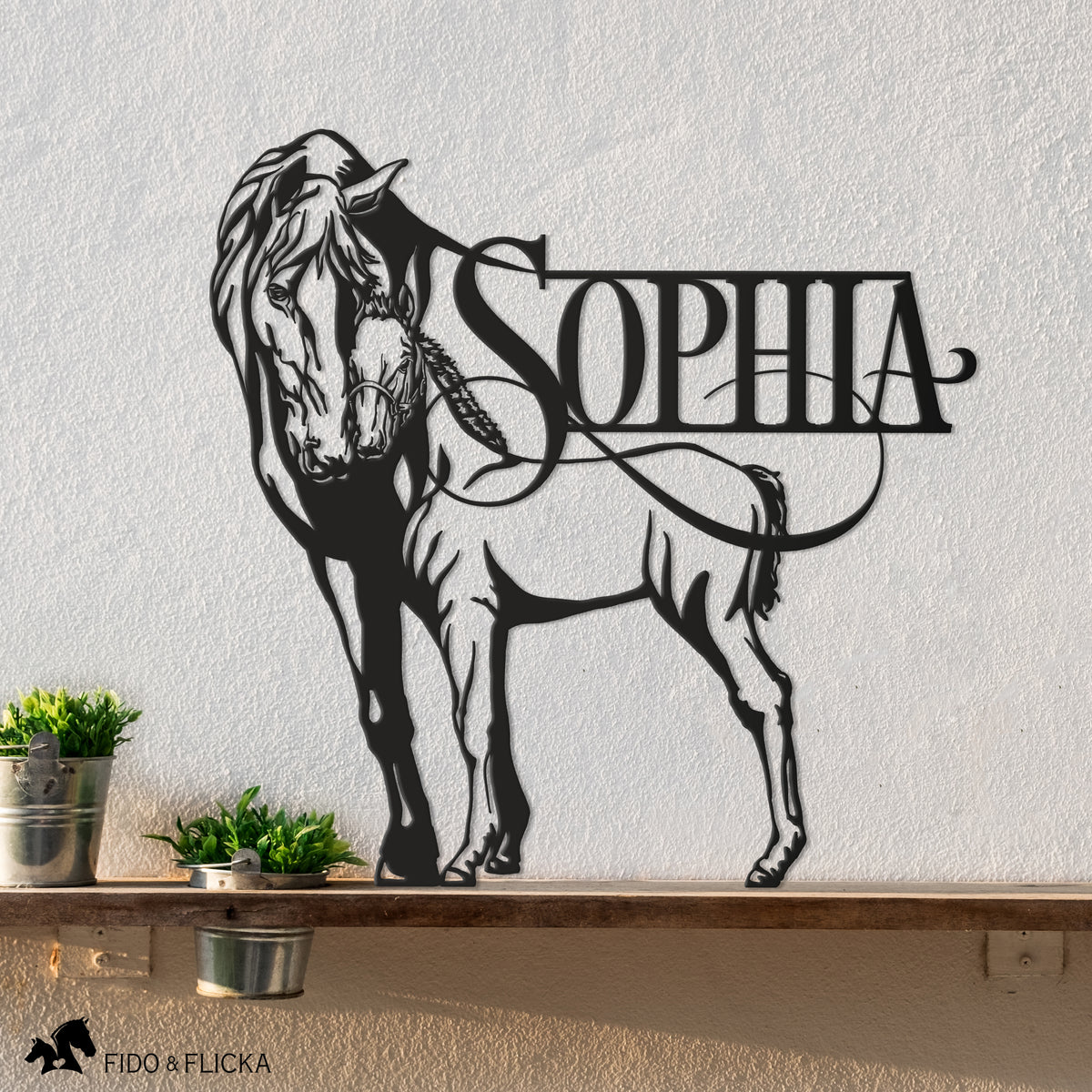 personalized stall name plate