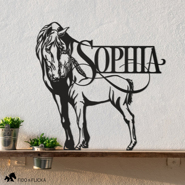 personalized stall name plate