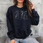 Women's Doberman Sweatshirt in blue with name