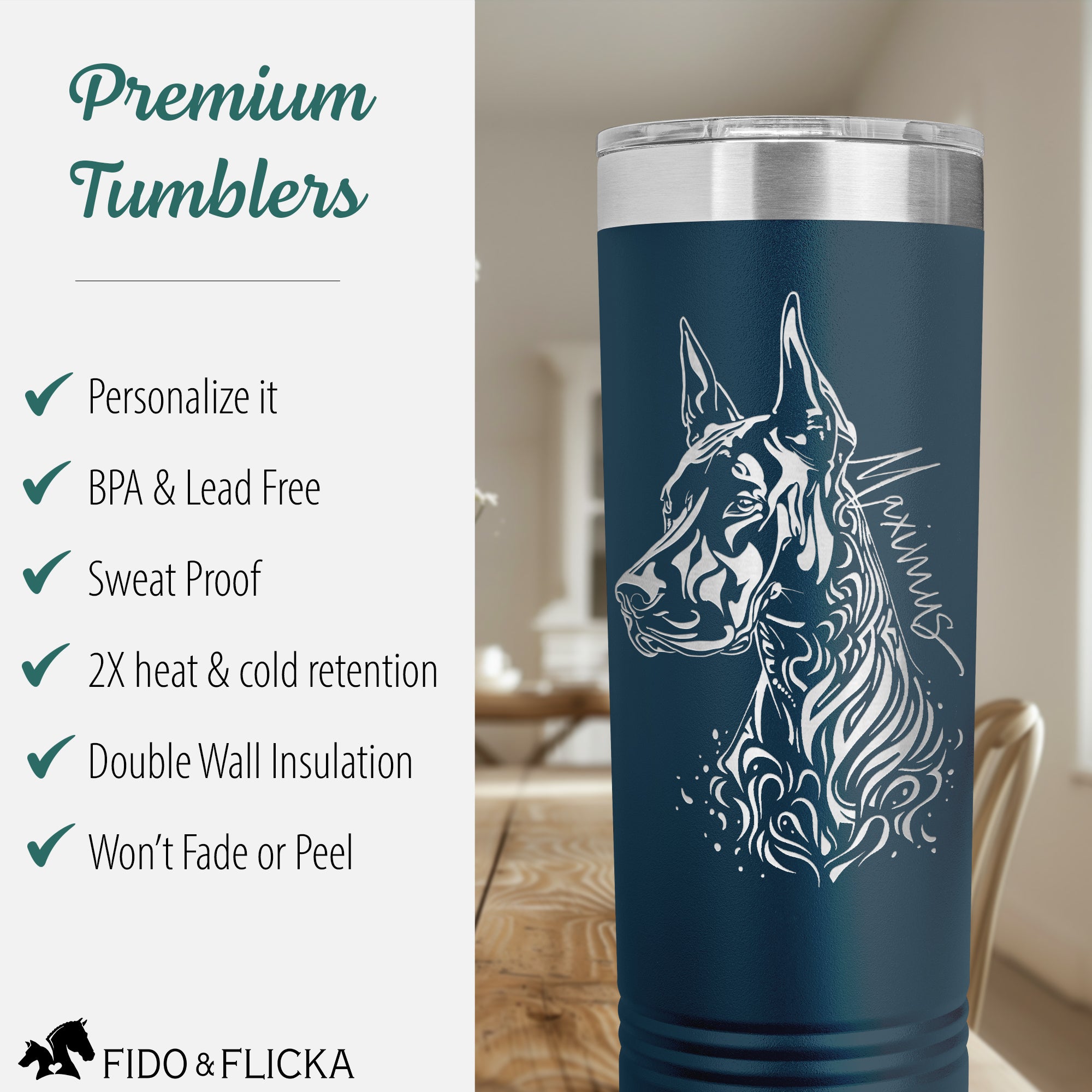 Doberman Tumbler Doberman Tumbler