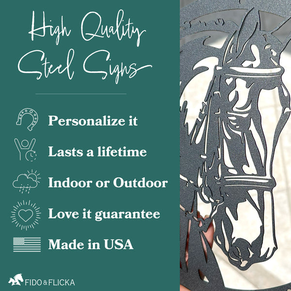 quality outdoor metal signs made in USA