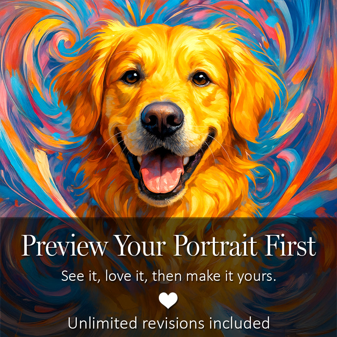 Preview Your Custom Pet Portrait – Bring Their Spirit to Life