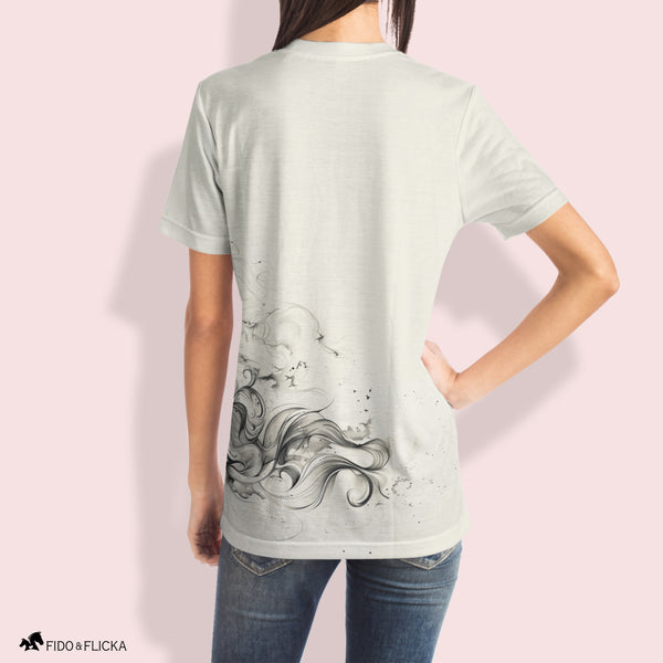 horse lover tshirt gift back