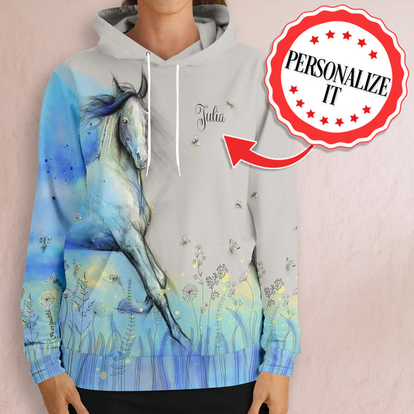 Personalize you are beautiful horse hoodie